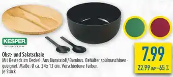 diska KESPER Obst- und Salatschale Angebot