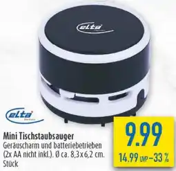 diska elta Mini Tischstaubsauger Angebot