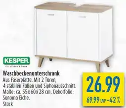 diska KESPER Waschbeckenunterschrank Angebot