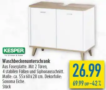 diska KESPER Waschbeckenunterschrank Angebot