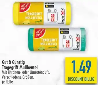 diska Gut & Günstig Tragegriff Müllbeutel Angebot