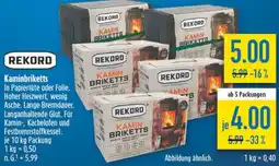 diska REKORD Kaminbriketts Angebot