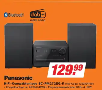 Expert Panasonic HiFi-Kompaktanlage SC-PM272EG-K Angebot