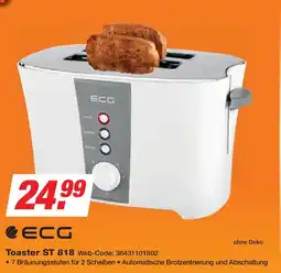 Expert ECG Toaster ST 818 Angebot