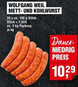 Handelshof Wolfgang weil mett- und kohlwurst Angebot