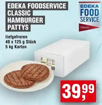 Handelshof Edeka foodservice classic hamburger pattys Angebot