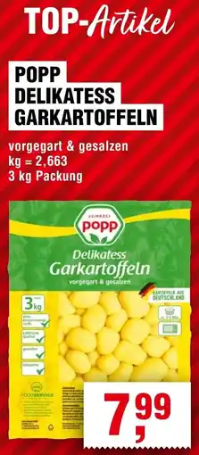 Handelshof Popp delikatess garkartoffeln Angebot