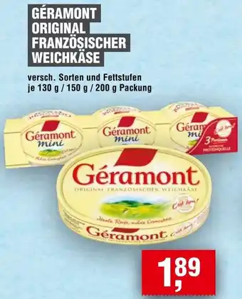 Handelshof Géramont original französischer weichkäse Angebot