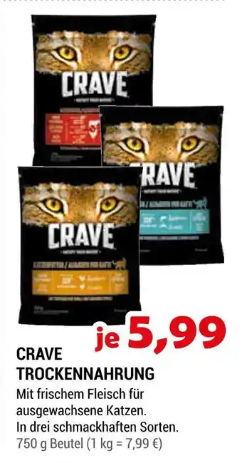 Zookauf Crave trockennahrung Angebot