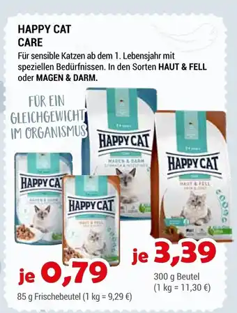 Zookauf Happy cat care Angebot