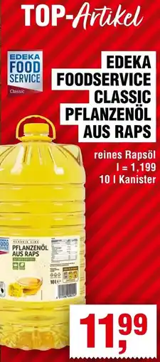 Handelshof Edeka foodservice classic pflanzenöl aus raps Angebot