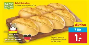 Netto Marken-Discount Schnittbrötchen Angebot