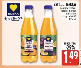 Edeka Xpress Edeka herzstücke saft oder nektar Angebot