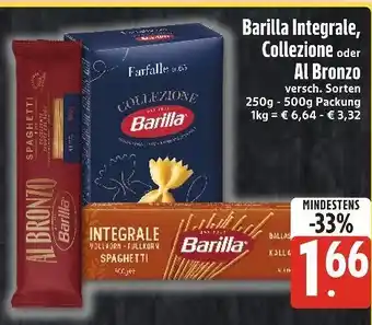 Edeka Xpress Barilla integrale, collezione oder al bronzo Angebot