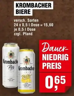 Handelshof Krombacher biere Angebot