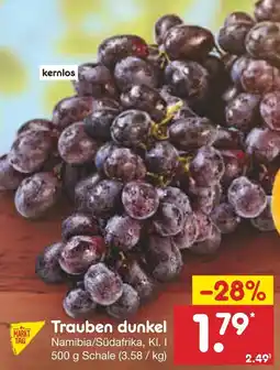 Netto Marken-Discount Trauben dunkel Angebot