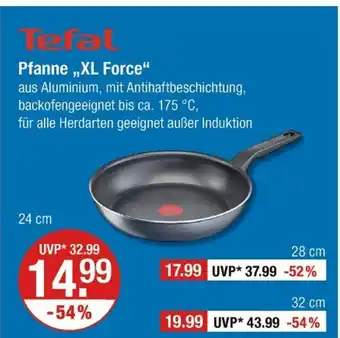 V Markt Tefal pfanne „xl force“ Angebot