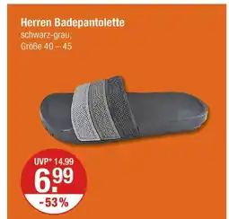 V Markt Herren badepantolette Angebot