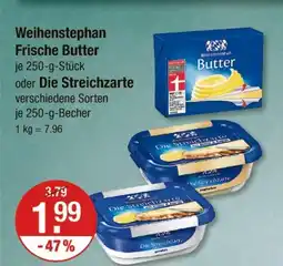 V Markt Weihenstephan frische butter oder die streichzarte Angebot