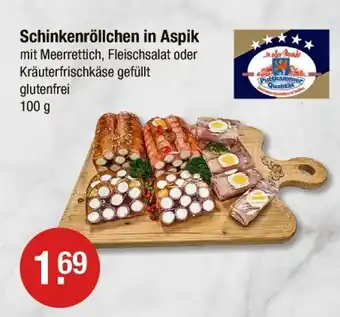 V Markt Püttkammer qualität schinkenröllchen in aspik Angebot