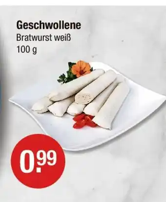 V Markt Geschwollene bratwurst weiß Angebot