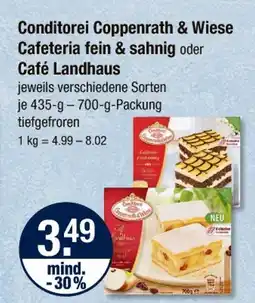 V Markt Conditorei coppenrath & wiese cafeteria fein & sahnig oder café landhaus Angebot