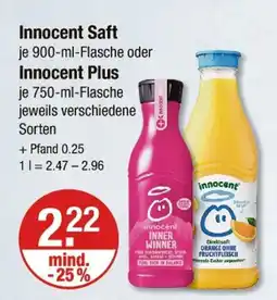 V Markt Innocent saft oder plus Angebot