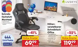 Netto Marken-Discount Juskys schreibtisch oder schreibtischstuhl Angebot