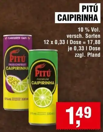 Handelshof Pitú caipirinha Angebot