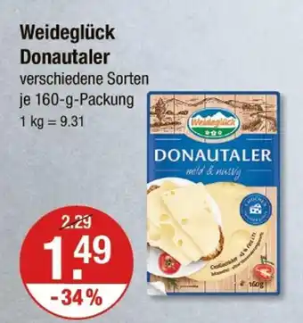 V Markt Weideglück donautaler Angebot