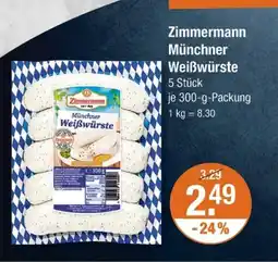 V Markt Zimmermann münchner weißwürste Angebot