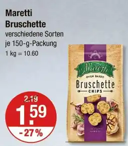 V Markt Maretti bruschette Angebot