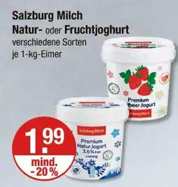 V Markt Salzburg milch natur- oder fruchtjoghurt Angebot