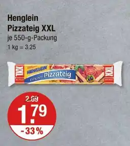 V Markt Henglein pizzateig xxl Angebot