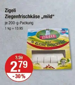 V Markt Zigeli ziegenfrischkäse mild Angebot