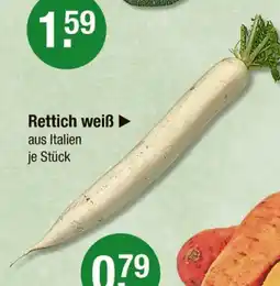 V Markt Rettich weiß Angebot