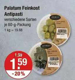 V Markt Palatum feinkost antipasti Angebot