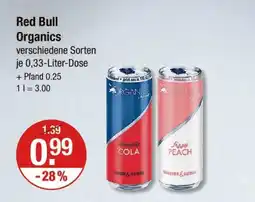 V Markt Red bull organics Angebot