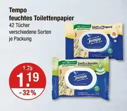 V Markt Tempo feuchtes toilettenpapier Angebot