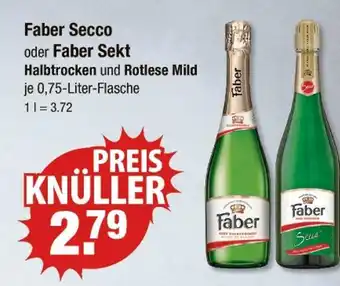 V Markt Faber secco oder sekt Angebot