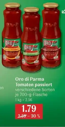 V Markt Oro di parma tomaten passiert Angebot