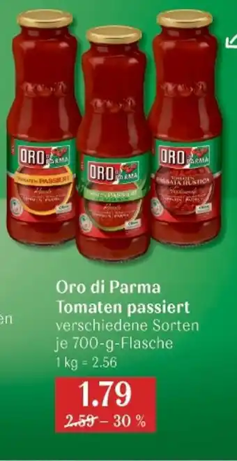 V Markt Oro di parma tomaten passiert Angebot