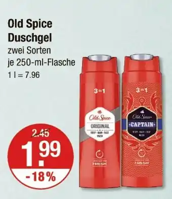 V Markt Old spice duschgel Angebot