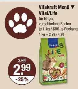 V Markt Vitakraft menü vital/life Angebot