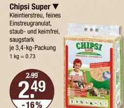 V Markt Chipsi super kleintierstreu Angebot