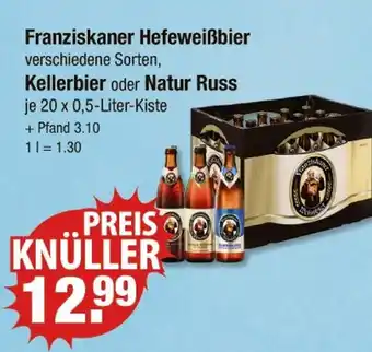 V Markt Franziskaner hefeweißbier oder kellerbier oder natur russ Angebot