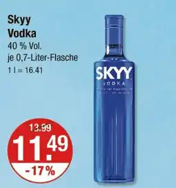 V Markt Skyy vodka Angebot