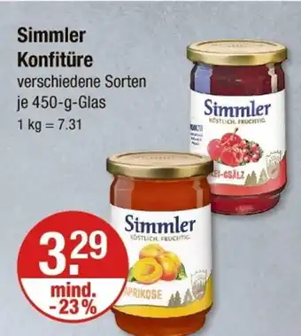 V Markt Simmler konfitüre Angebot