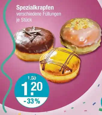 V Markt Spezialkrapfen Angebot