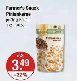 V Markt Farmer's snack pinienkerne Angebot